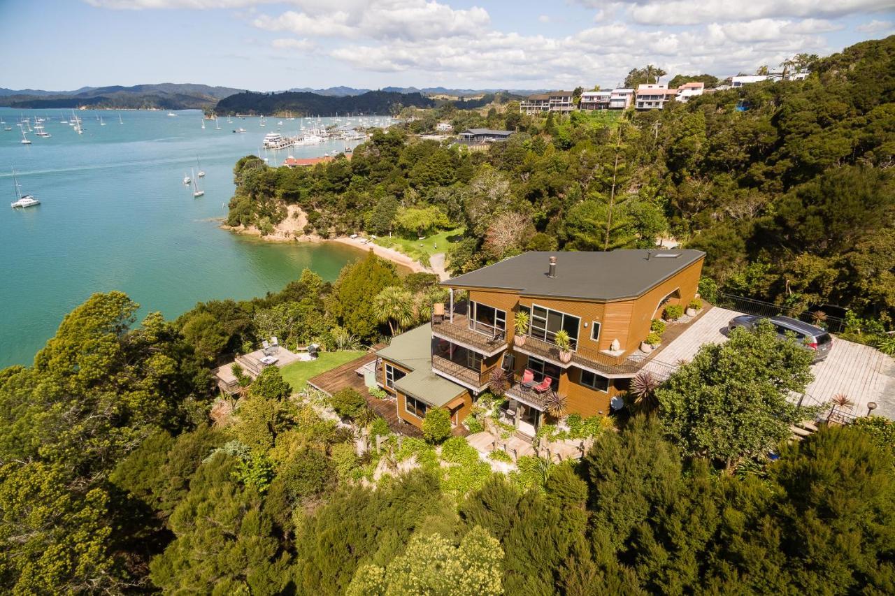 Cliff Edge By The Sea Villa Paihia Esterno foto