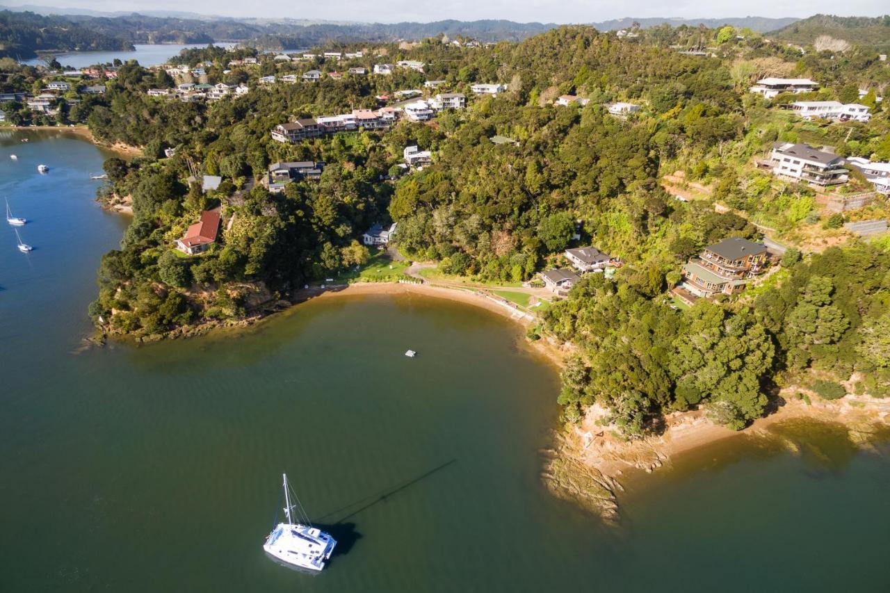 Cliff Edge By The Sea Villa Paihia Esterno foto